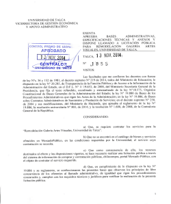 TALCA, 13 NOY. 2014, - Universidad de Talca