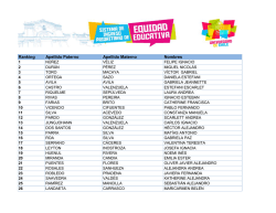 Listado de documentos para postular