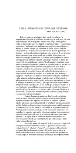 El JUEZ Y LA BÚSQUEDA DE LA VERDAD EN
