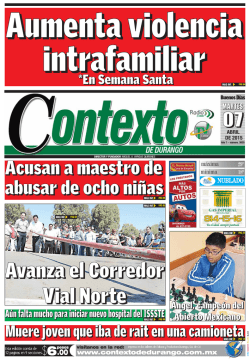 07/04/2015 - Contexto de Durango