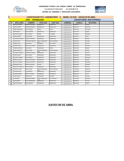 Descargar Nómina PDF - Universidad Técnica “Luis Vargas Torres”