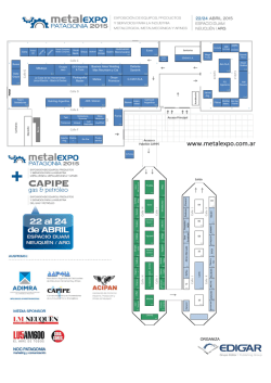 Planimetría Metalexpo Patagonia 2015