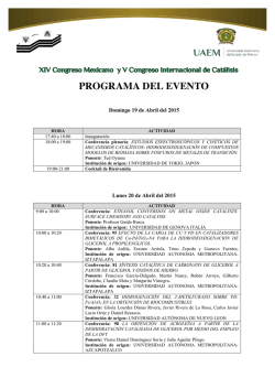 descarga el programa en pdf aqui.