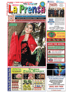 April 13 07 page 1 - Laprensa Newspaper