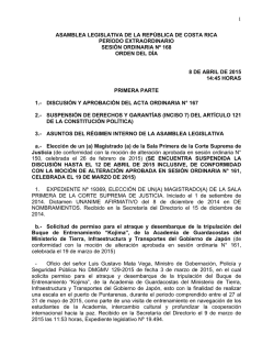 2014-2015-plenario-sesión-168 - Asamblea Legislativa de la