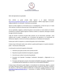 Instructivo para proceso de graduación IP-2015