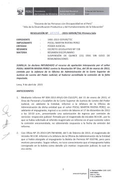 "Decenio de las Personas con Discapacidad en el Perú”