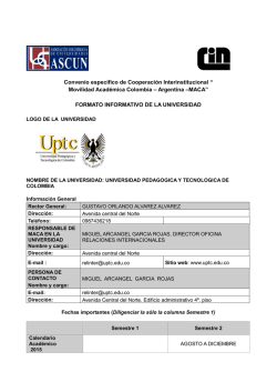 Universidad Pedagógica y Tecnológica de Colombia-UPTC