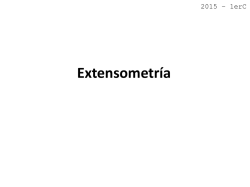 Extensometría