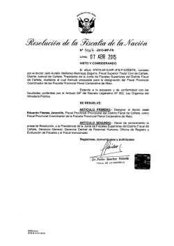 Res. N° 1147-2015-MP-FN