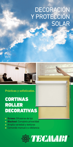 DESCARGUE el CATÁLOGO DE CORTINAS ROLLER