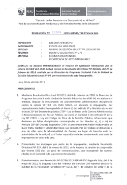 "Decenio de las Personas con Discapacidad en el Perú