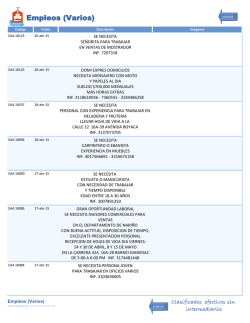 Empleos (Varios)