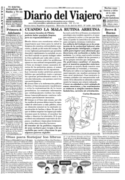 Diario del Viajero Edici&oacute;n n&uacute;mero 1459