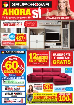 cat&aacute;logo de muebles