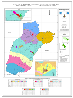 mapa de valores de terrenos por zonas homogéneas provincia 7