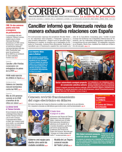 S DE - Correo del Orinoco