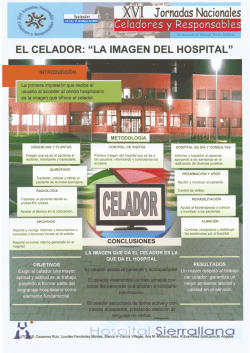 XVI Jornadas nacionales de Celadores y Responsables