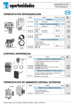 Controles (Sonder, MUT, Tecnocontrol, bpt)