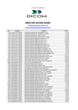 Lista de Precios - Golosinas por mayor