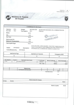 informe de comisión de servicios