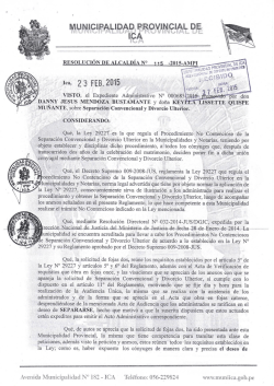 Ica, 23 .FEBÉ¿`2015 _
