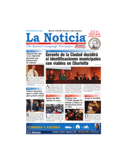 Versión Digital - La Noticia - The Spanish