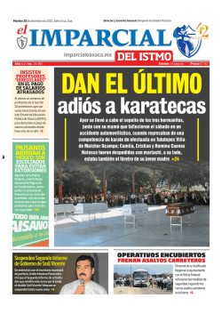 PAISANOS - El Imparcial