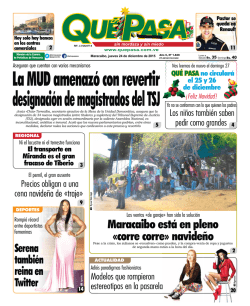 La MUD amenaz&oacute; con revertir designaci&oacute;n de