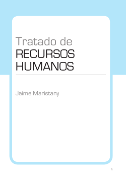 Tratado de RECURSOS HUMANOS