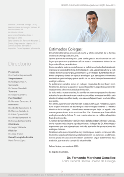 Descargar Pdf - Revista Chilena de Urología