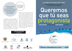 folleto informativo proyecto lanius - Ayuntamiento de la Villa de La