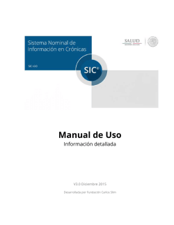 Manual de Uso - SIC Centro de Soporte