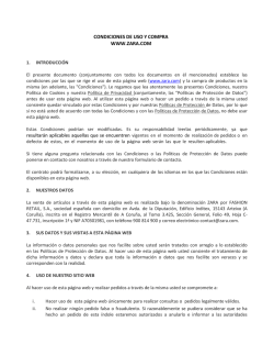 Términos y condiciones