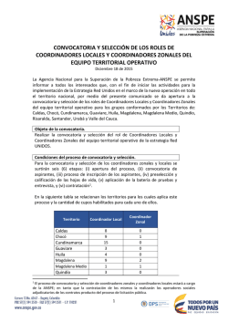 Aviso convocatoria