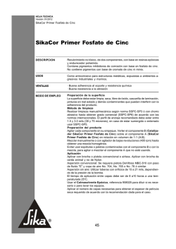 SikaCor Primer Fosfato de Cinc