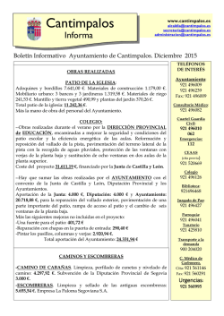 hoja diciembre 2015 - Ayuntamiento de Cantimpalos