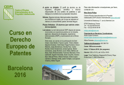 programa - Oficina Española de Patentes y Marcas