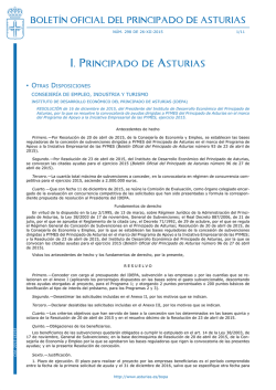 Bolet&iacute;n Oficial del Principado de Asturias