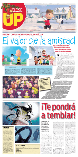 snoopy y charlie brown: `peanuts, la película`