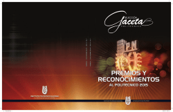 Selecci&oacute;n Gaceta Polit&eacute;cnica - Repositorio Digital