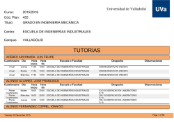 TUTORIAS - Universidad de Valladolid
