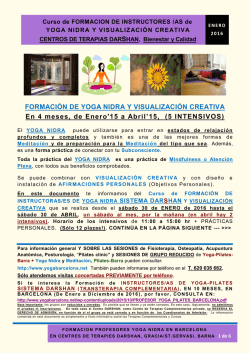 instructor yoga nidra barcelona