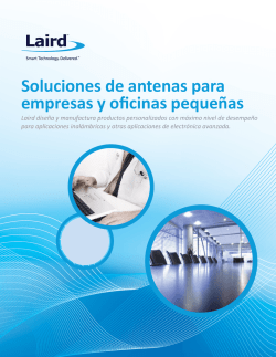 Soluciones de antenas para empresas y oficinas pequeñas
