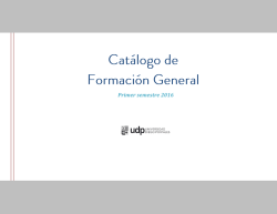 Primer semestre 2016 - Universidad Diego Portales