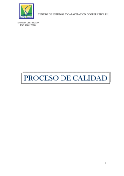 Manual Proceso Calidad