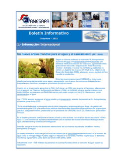 Boletín Informativo