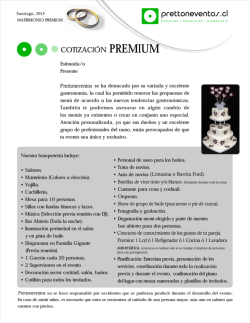 plan - Pretton Eventos