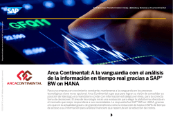 Arca Continental: A la vanguardia con el análisis de la