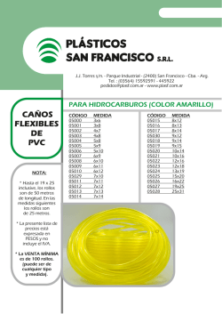 PLANILLAS para WEB - Plásticos San Francisco